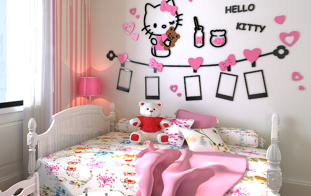 Rancangan Gambar Hello Kitty Yg Bagus Dan Mudah Untuk Lukisan Di Dinding Dan Berikut Ini Adalah Contoh Wallpaper Dinding Untuk Kamar Yang Mungkin Bisa Jadi Inspirasi Untuk Mendesain Kamar Tidur Milik