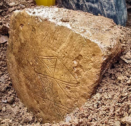 Engraved stone from the ness of brodgar 1 Engraved stone from the ness of brodgar 1