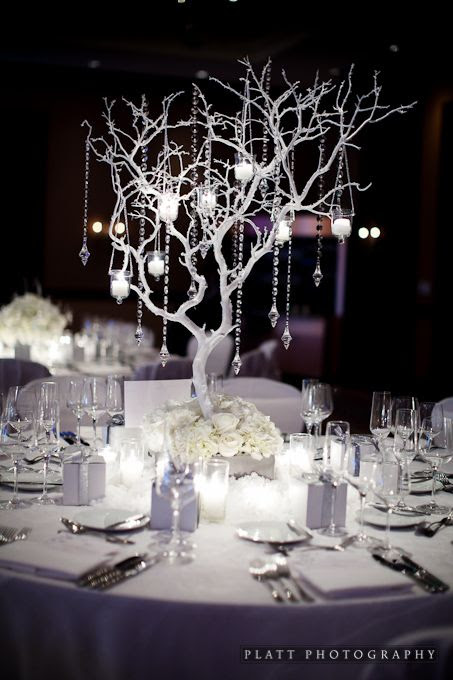 That would be an awesome Christmas center piece. Change to little white snowflakes :D