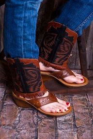Chelsea's Style Tips: Cowboy Boot Sandals