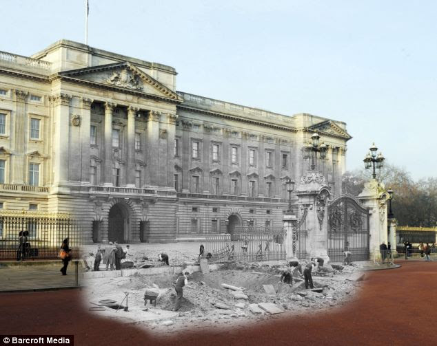 'I'm glad we have been bombed. Now I can look the East End in the face' - The late Queen Mother was sanguine about the damage to Buckingham Palace in September 1940