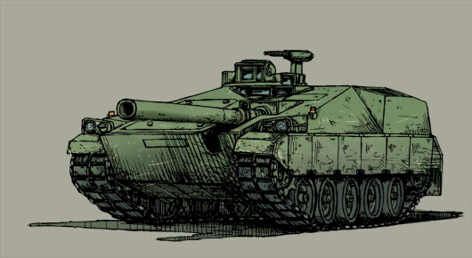 ロイヤリティフリー 戦車 イラスト 簡単 写真素材 フォトライブラリー