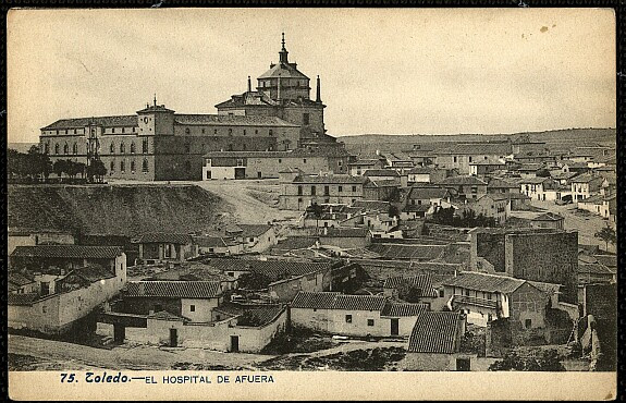 Hospital Tavera hacia 1900. Foto Lacoste