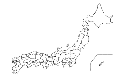 年の最高 日本地図 色塗り 無料の印刷可能な素材