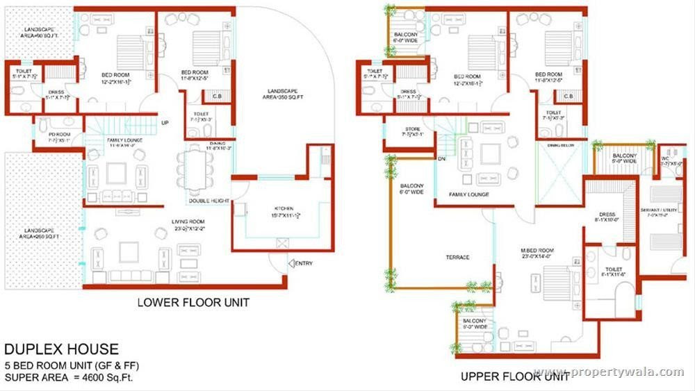 Featured image of post 5 Bedroom Duplex Floor Plan - Looking for an 8 bedroom house plan that will be used as a single unit?