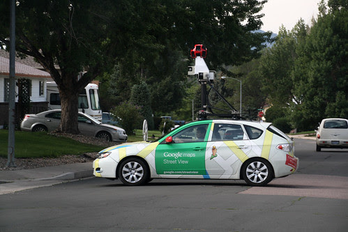 google maps car