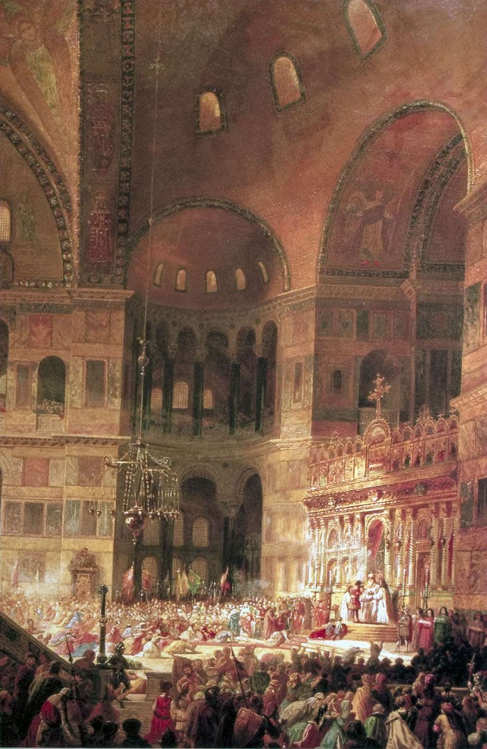 Saint Materne: Divine Liturgie à Sainte-Sophie de Constantinople au