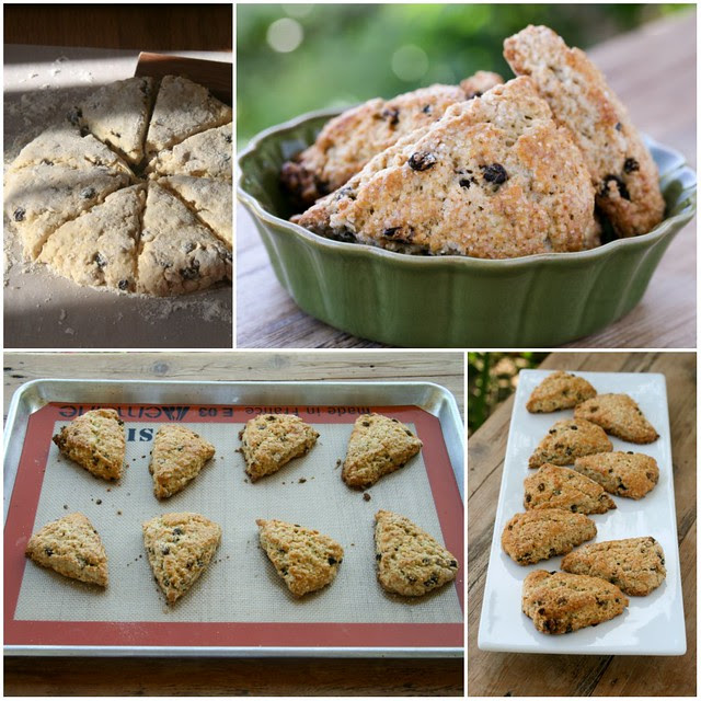Oatmeal Maple Scones Collage 1