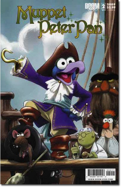 Just for fun I like to imagine that Gonzo's puppeteer ALSO has a hook hand. (Muppet Peter Pan #2)