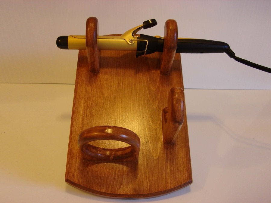 Curling Iron And Blow Dryer Holder - by Rosewood59 ...