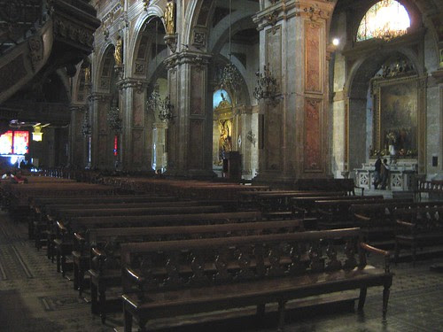 Inside Santiago Metropolitan Cathedral