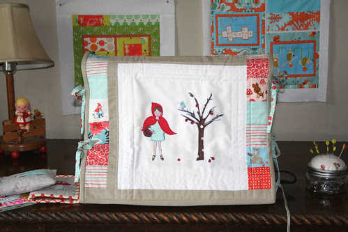 little red riding hood sewing machine cover!!