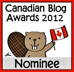 Canadian Blog Awards 2012 Nominee
