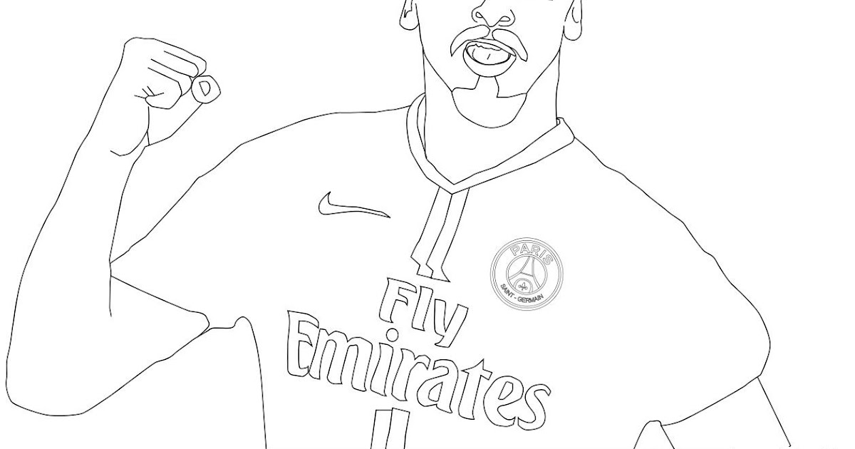 Belle Coloriage A Imprimer Maillot De L'equipe Du Psg Foot  30000