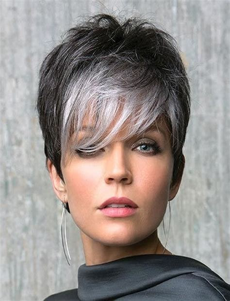 coolest gray hairstyles   lenght  age