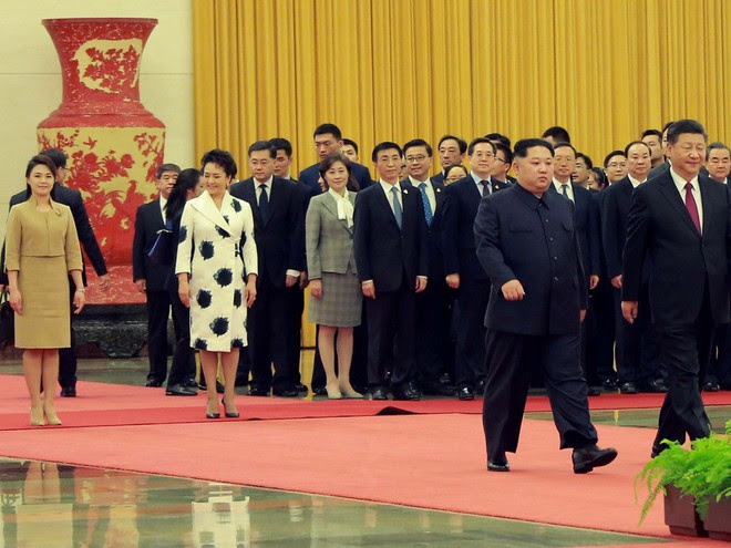 KCNA công bố loạt ảnh mãn nhãn về chuyến thăm Trung Quốc của nhà lãnh đạo Kim Jong-un - Ảnh 3.