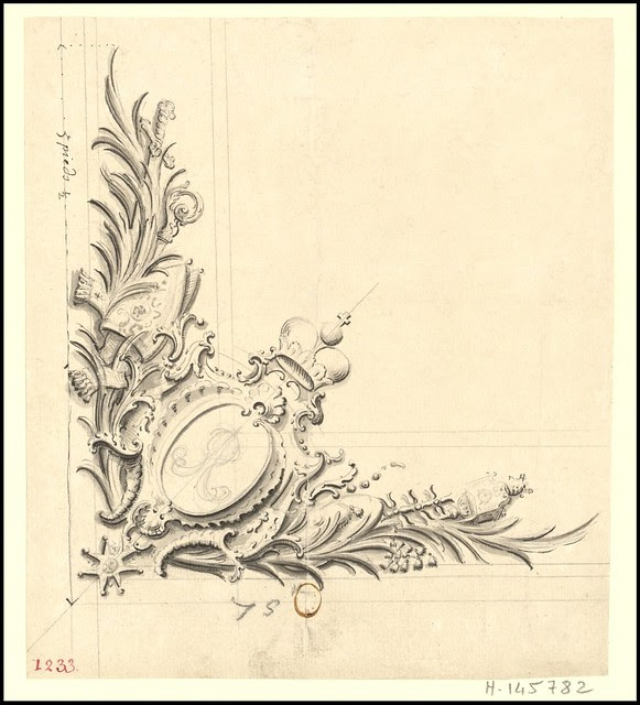 design from the Robert de Cotte architectural collection of 18th c. France