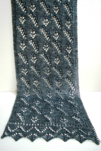 Lily of the Valley scarf-11.5 inches by 47 inches-1