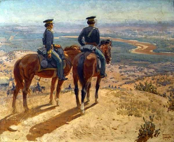 Officers On Horses