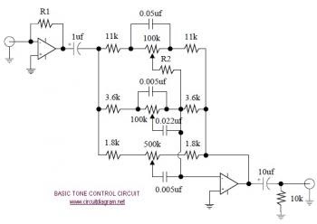 Scematic Diagram Tone Control Circuit Lm 324
