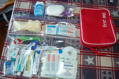 Updating our "on the go" first aid kit