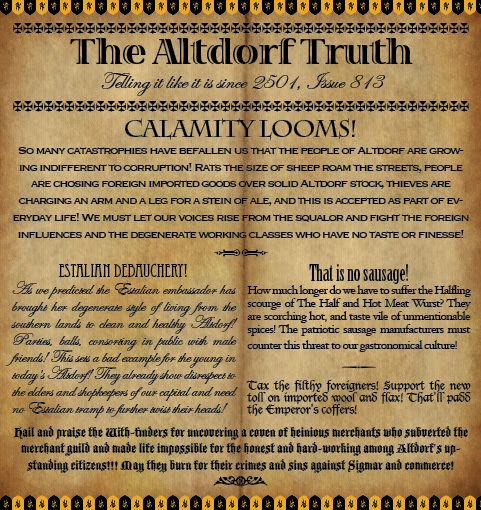 The Altdorf Truth 813