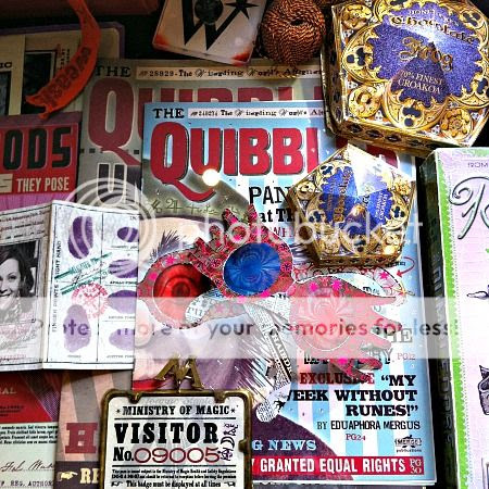 Props from the movies: Copies of the Quibbler and chocolate frog boxes - The House of MinaLima