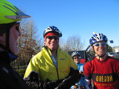 Dave, Steve, Patty and Cecil at the start
