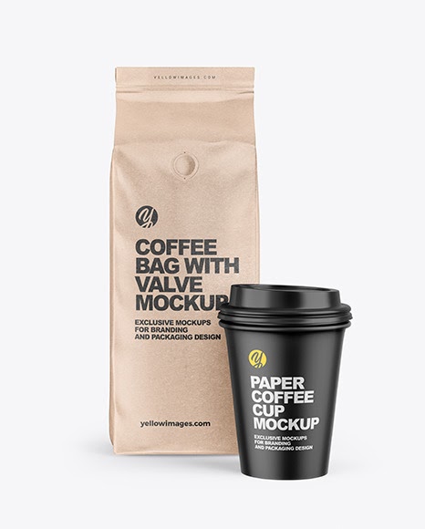 Download Mockup Coffee Packaging PSD Mockup Templates