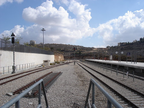 End of the Jerusalem railway line