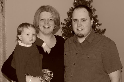 Evan and Meagan and Ardyn- Christmas Eve 2008