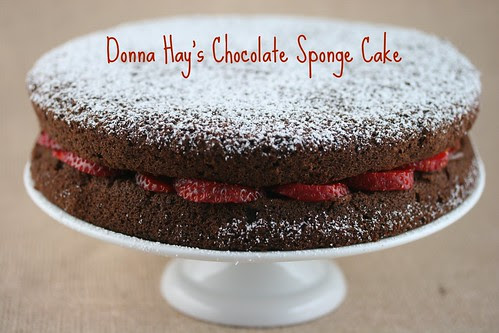 Food Librarian - Chocolate Sponge Cake (Donna Hay)