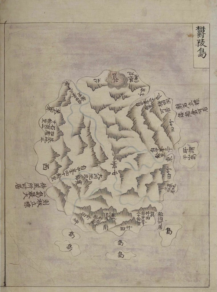 "Gwang Yeodo" ((廣輿圖) Atas (1737 ~ 1776)