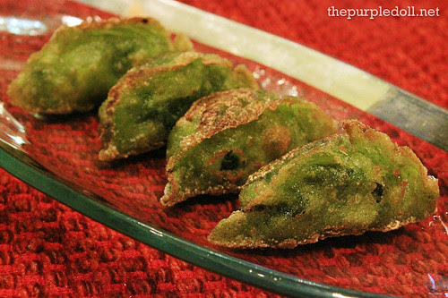 Pan-fried Shrimp and Spinach Dumpling
