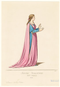 Jeune Italienne, XIVe siècle. Digital ID: 810625. New York Public Library Jeune Italienne, XIVe siècle. Digital ID: 810625. New York Public Library