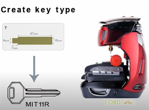 2m2 creat key type