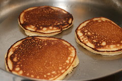 Cornmeal Pancakes for Pancake Day