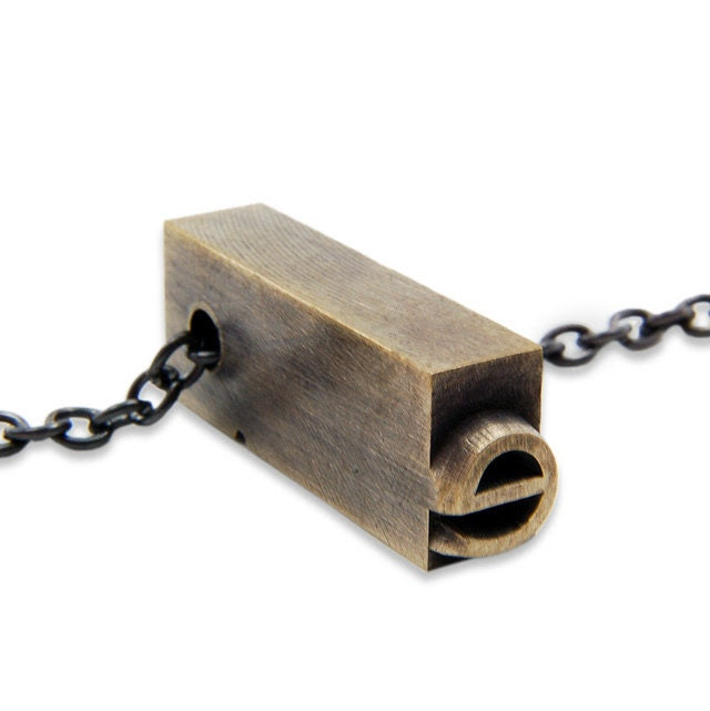 Letter E Letterpress Necklace - Brass Initial Personalized - Other Letters Available - GwenDelicious Letter E Letterpress Necklace - Brass Initial Personalized - Other Letters Available - GwenDelicious
