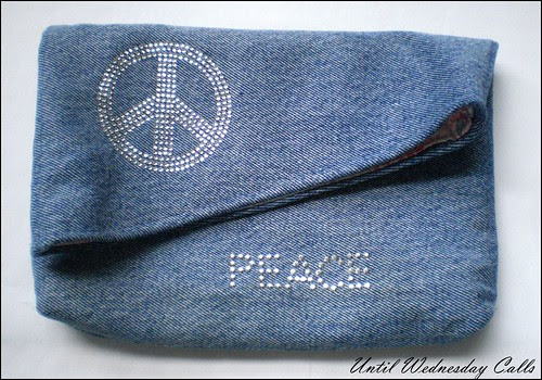 Denim Clutch