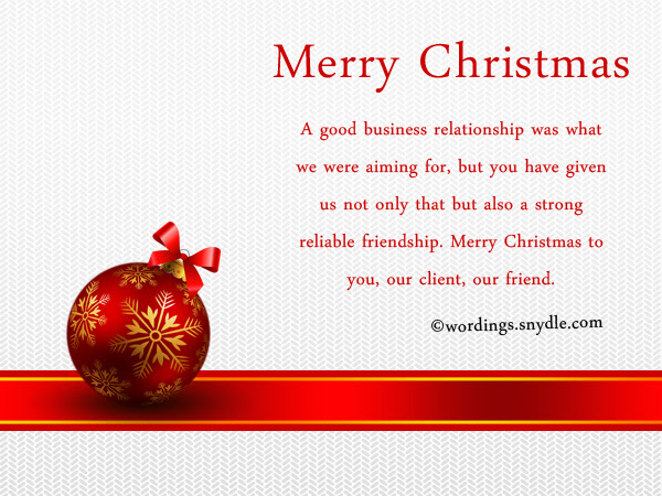 Christmas Wishes Letter To Clients - Xmast 4