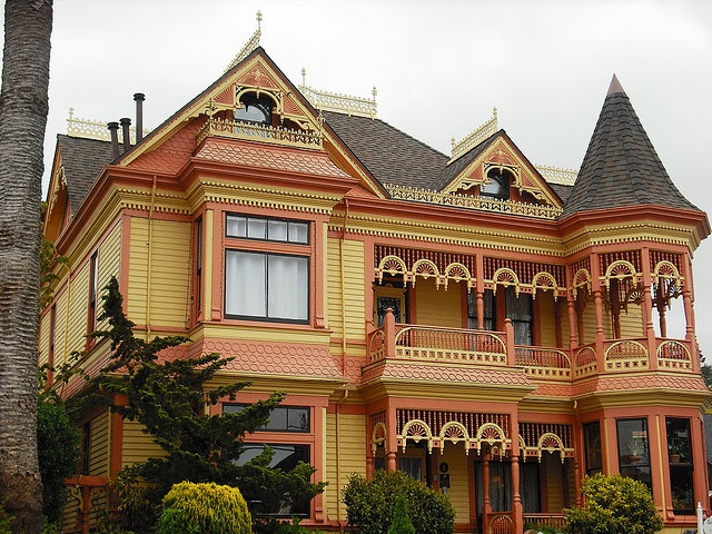 This lovely home, the Gingerbread Mansion in Ferndale, CA, is almost a mirror image of Mary-Alice Wentworth's home. Thea's new adventure  opens at the Wentworth Mansion for a Quilt Show Kickoff Soiree. Everyone is having a grand time...until??? Oh-no! You'll just have to read the book. :-)