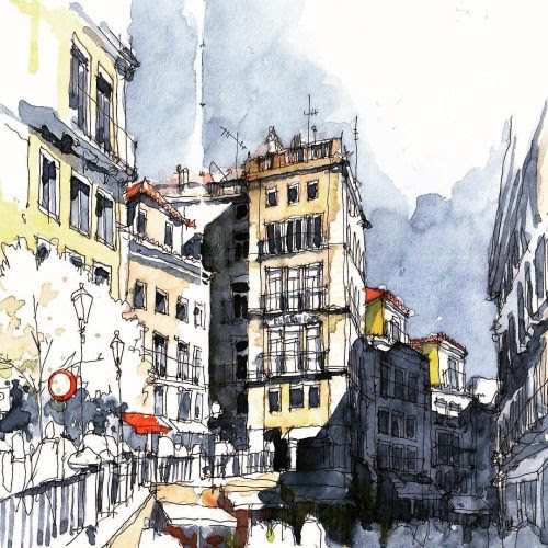 architectural water colors 23