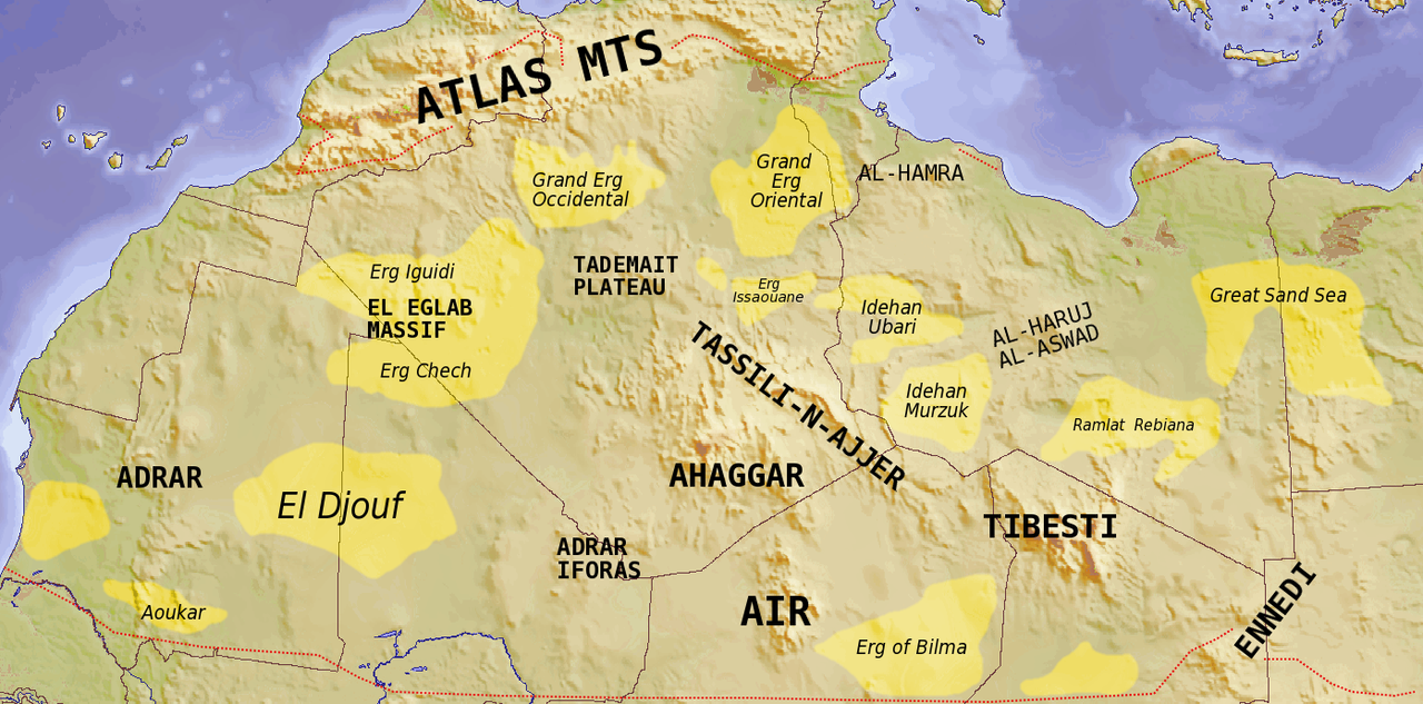 Resultado de imagen para Y donde queda el sahara