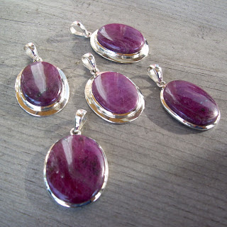 ruby large pendant