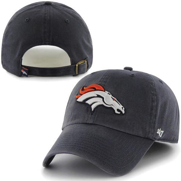 Mens Denver Broncos 47 Brand Navy Blue Cleanup Adjustable Hat NFLShop.com Mens Denver Broncos 47 Brand Navy Blue Cleanup Adjustable Hat NFLShop.com