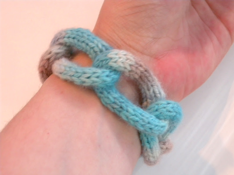 I-cord Chain Bracelet - back
