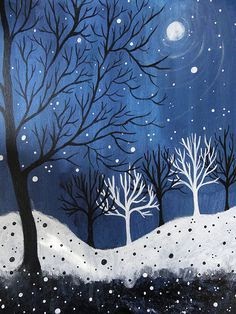 Winterbilder Malen Mit Kindern - Ausmalbilder