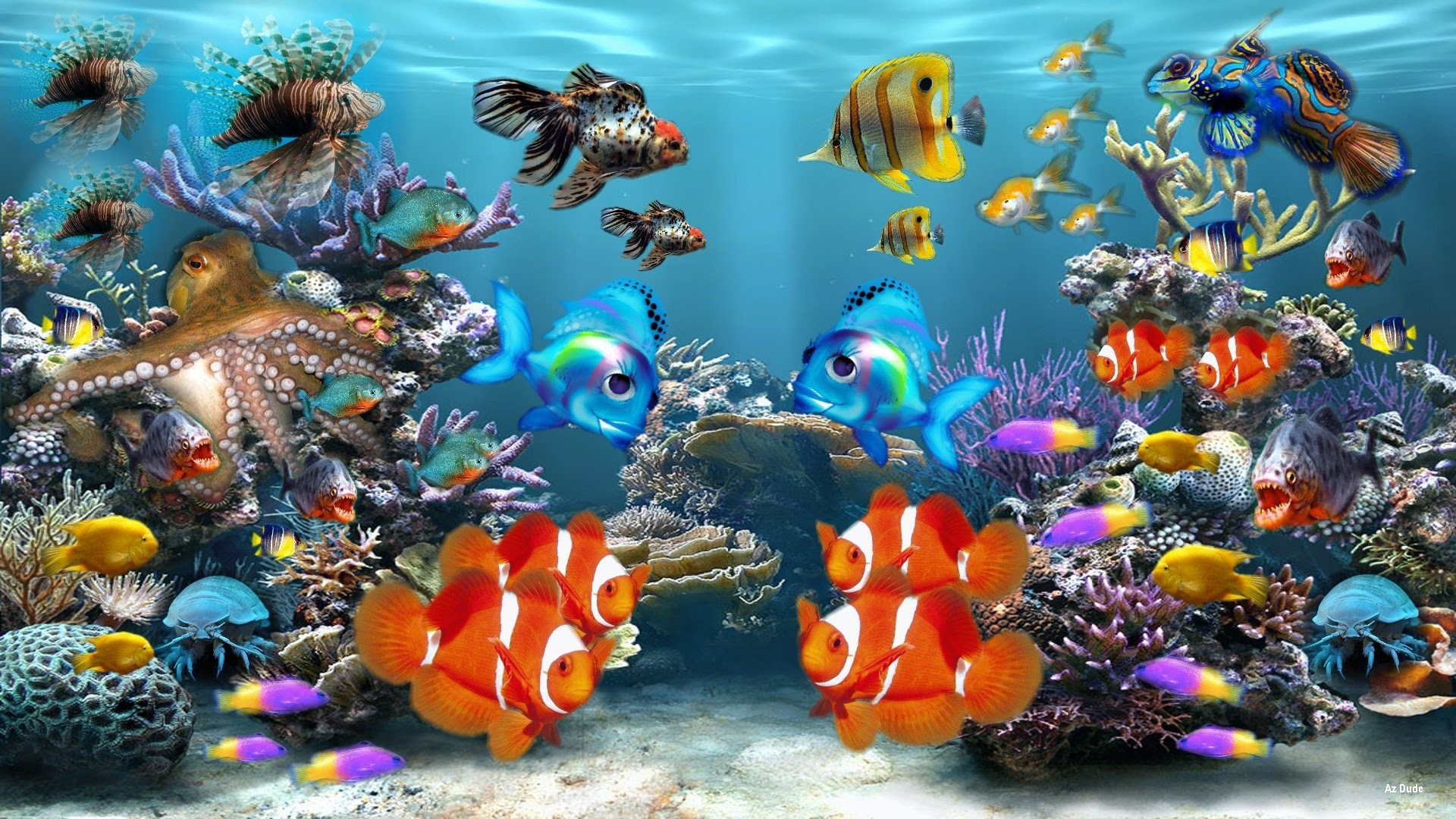 Coral Reef Aquarium 3d Animated Wallpaper Image Num 35