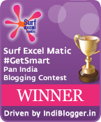 Surf Excel Matic #GetSmart Surf Excelmatic IndiBlogger Contest Winner