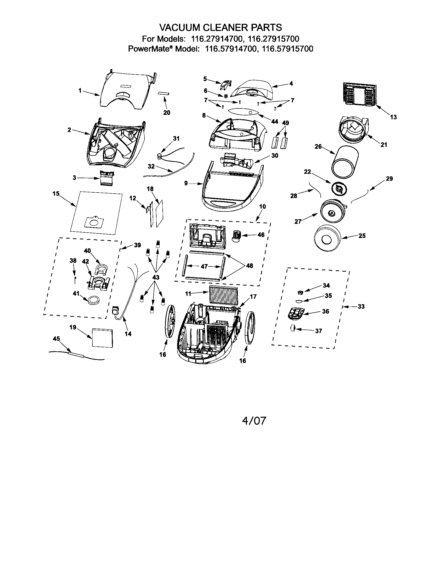 27 Electrolux Canister Vacuum Parts Diagram - Wiring Database 2020